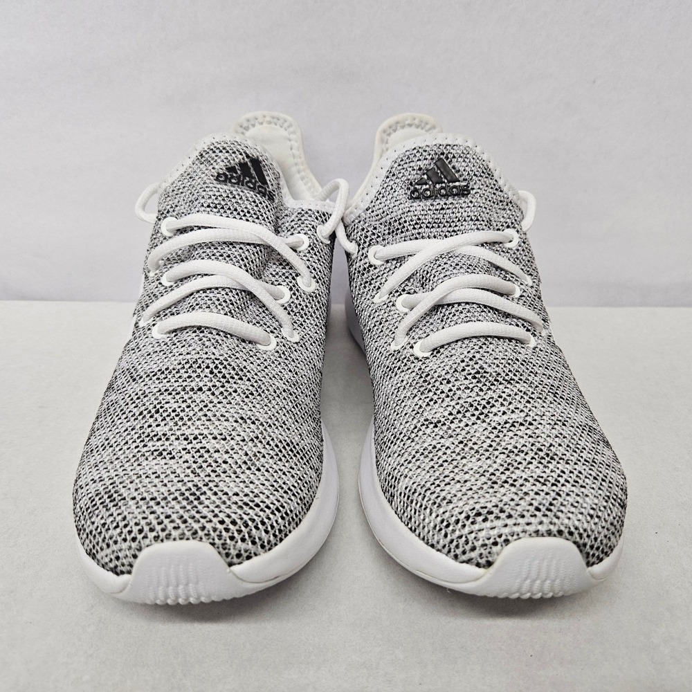 Adidas Cloudfoam Pure SPW Running Shoes IF3393 Grey White Black Women's Size 10 - Picture 7 of 10